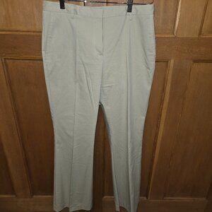 Liz Claiborne Audra Women's Stretch Pants Tan Size 10R Cotton Nylon Spandex